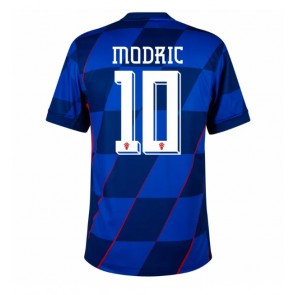 Hrvatska Luka Modric #10 Gostujuci Dres EP 2024 Kratak Rukavima